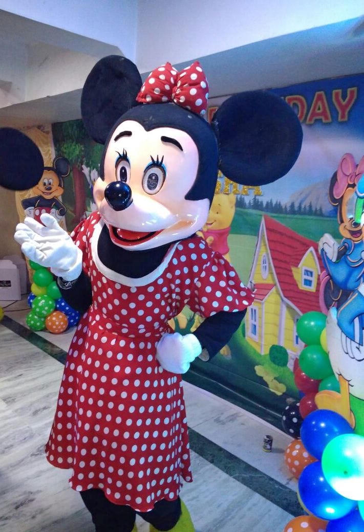 Disney mascot for kids birthday